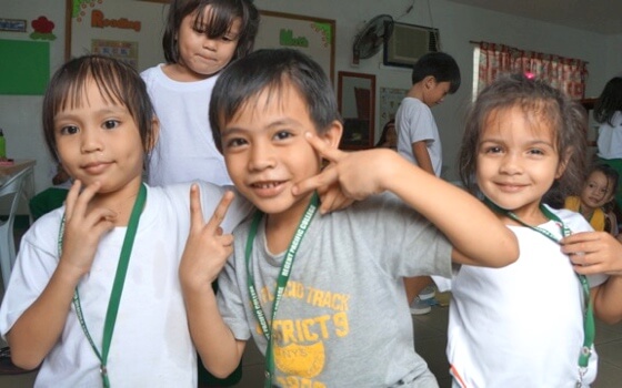 フィリピンの子供たち