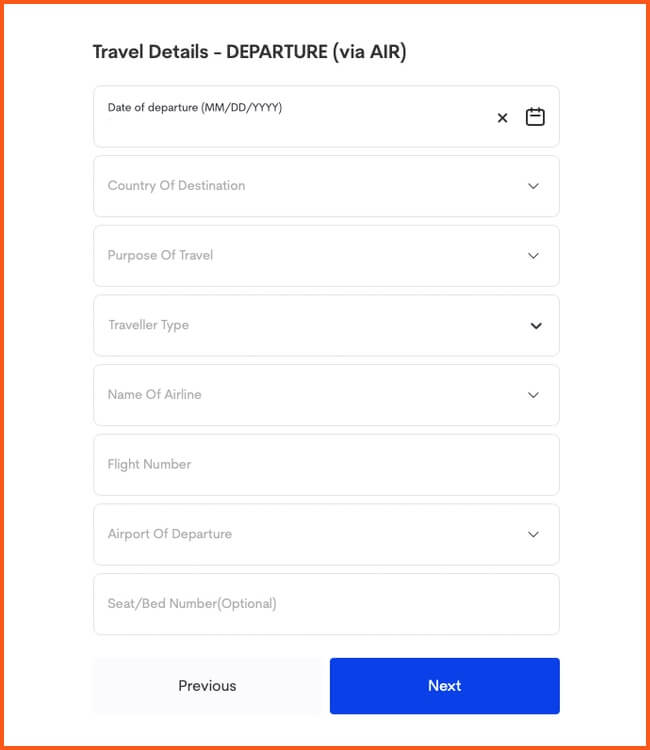 Travel Details