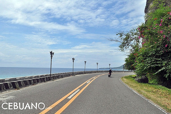 セブ南部の海岸線