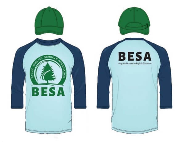 BESA（バギオ英語学校協会）のTシャツ