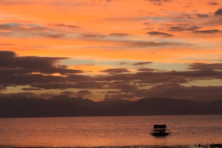 モアルボアルの夕日