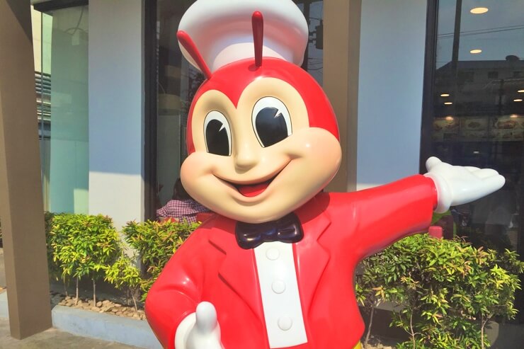 Jollibee ロゴパーカー　ジョリビー　フィリピン 顔だけ