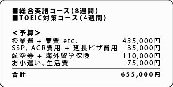 TOEIC対策コース（8週間）